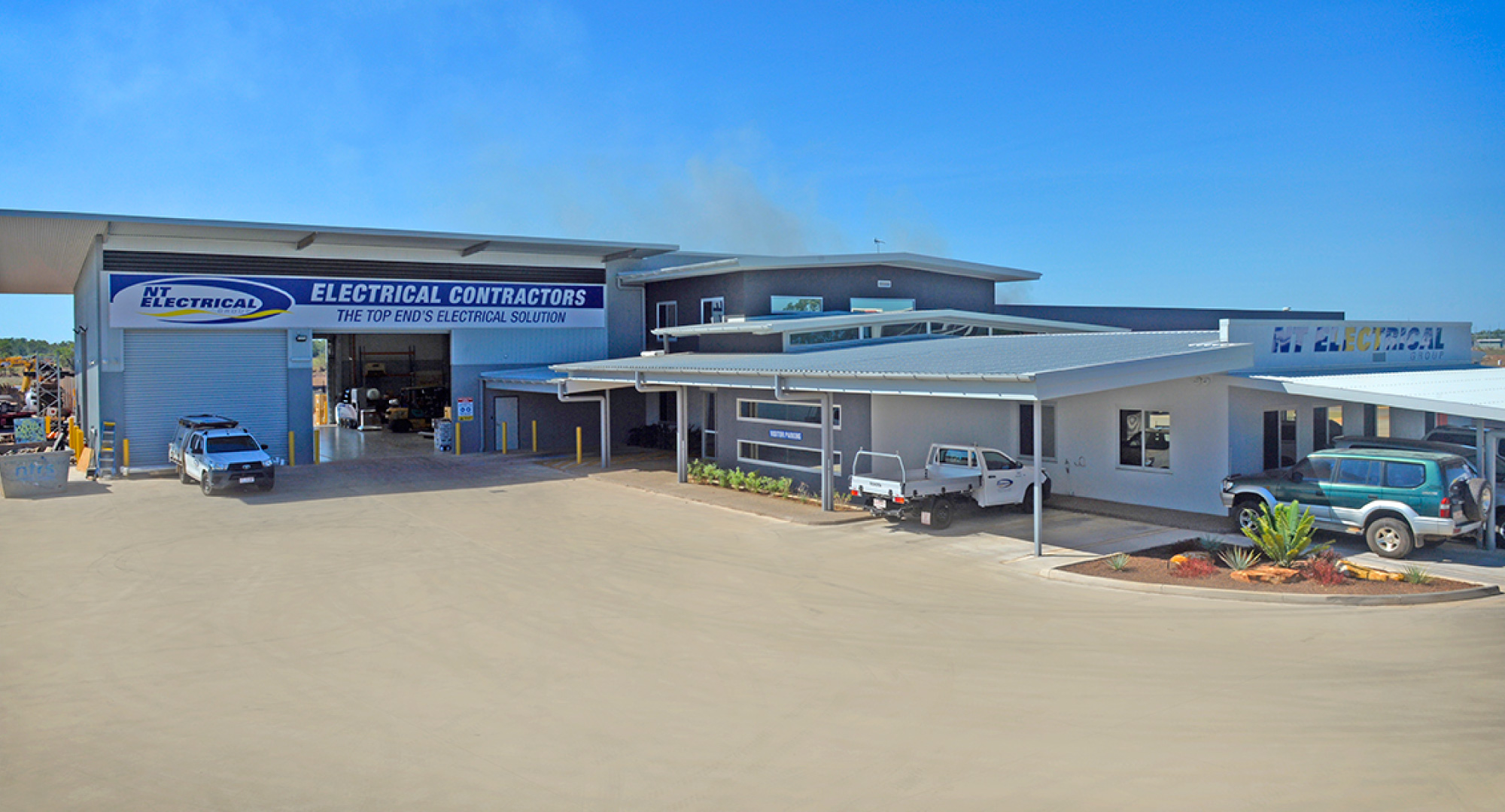 Northern Territory Electrical Group - Front complex wide shot.